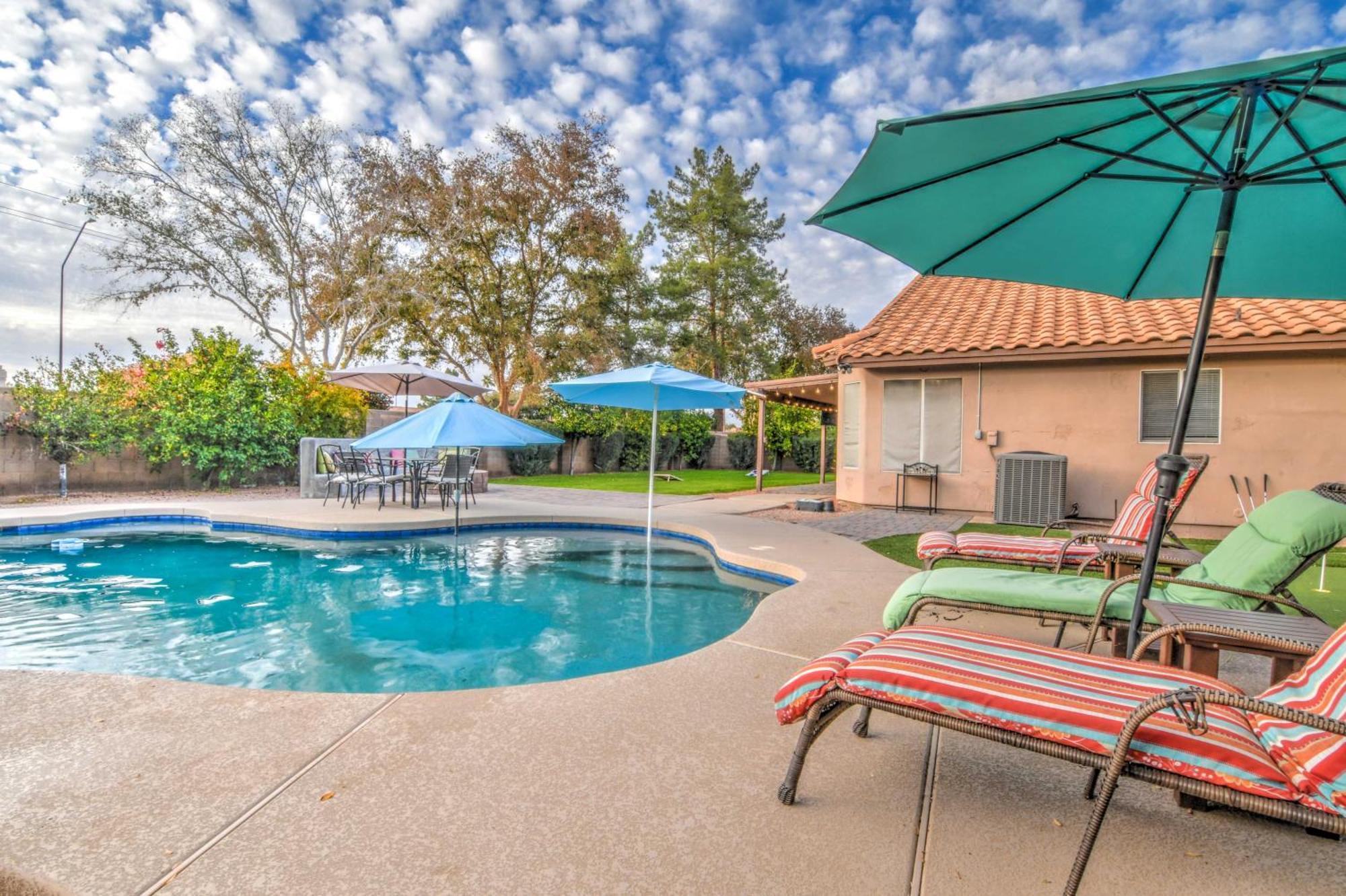 Route 66 Oasis In Downtown Gilbert With Heated Pool & Mini Golf Villa Dış mekan fotoğraf